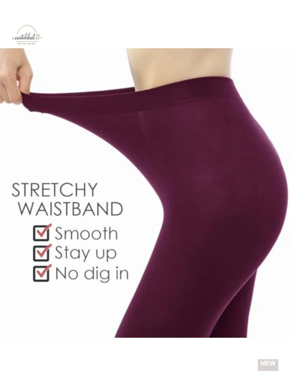 Fleece Lined Opaque Tights for Women - 2 Pack